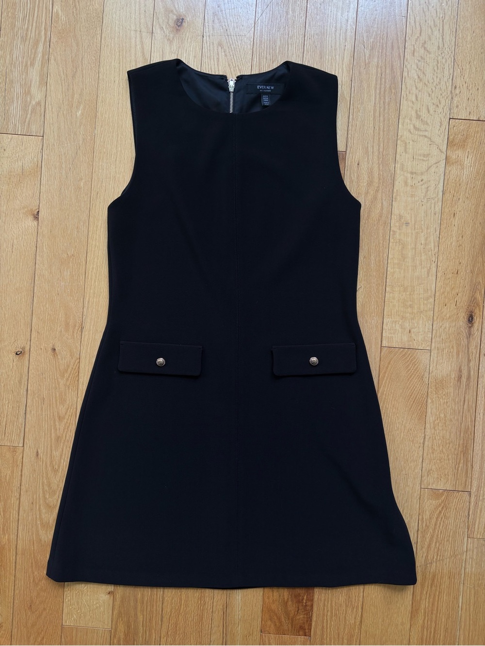 EVER NEW Black Sleeveless A-Line Mini Dress – Size 8